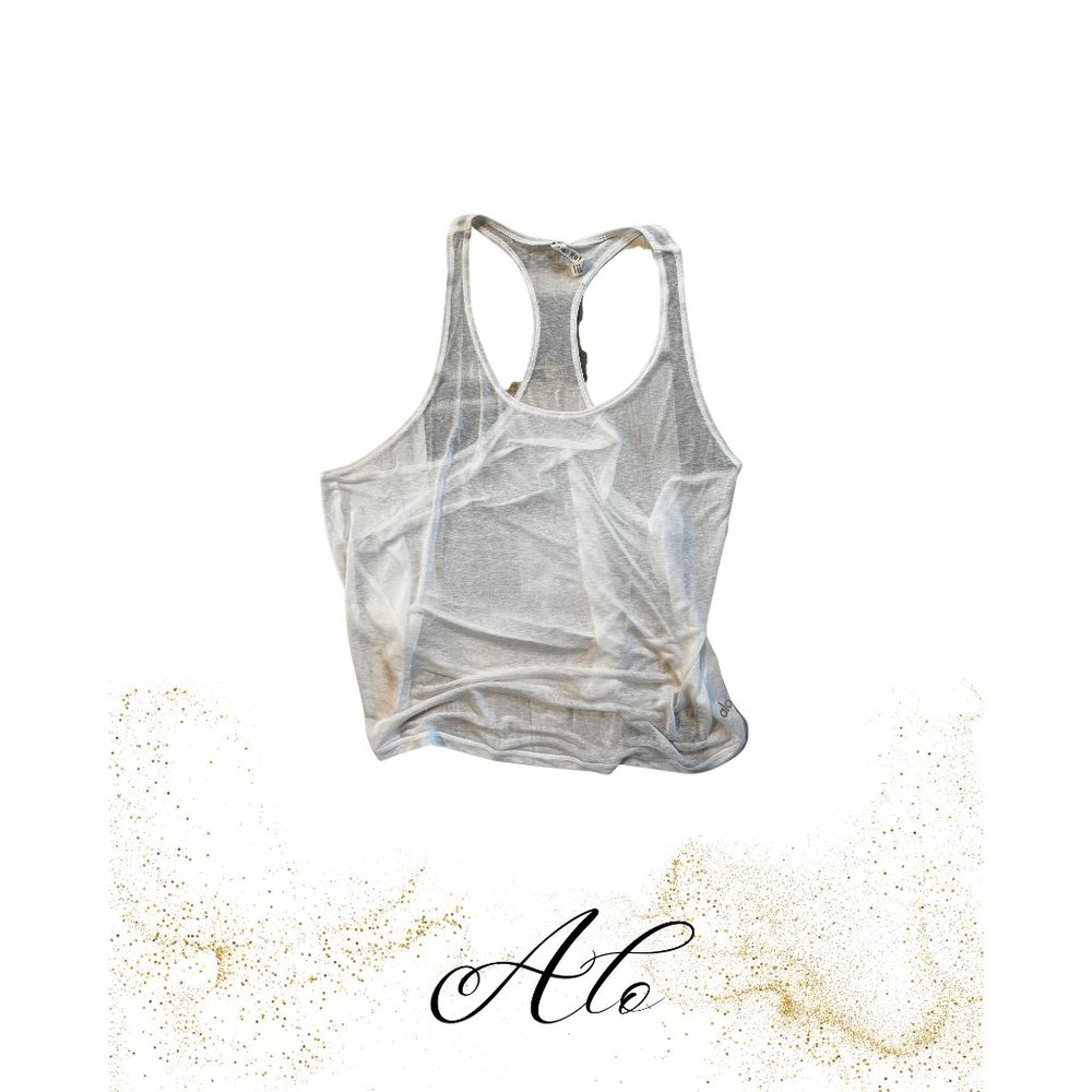 ALO sheer sport tank NWOT